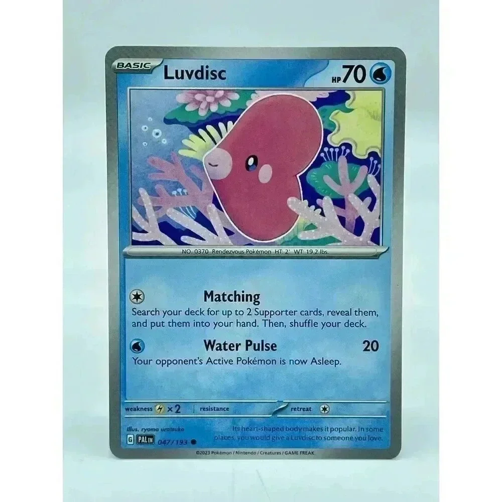 Luvdisc 047/193 Common Paldea Evolved Non-Holo Pokemon TCG Mint Unplayed